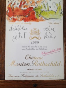 Mouton Rothschild 1989 Georg Baselitz 